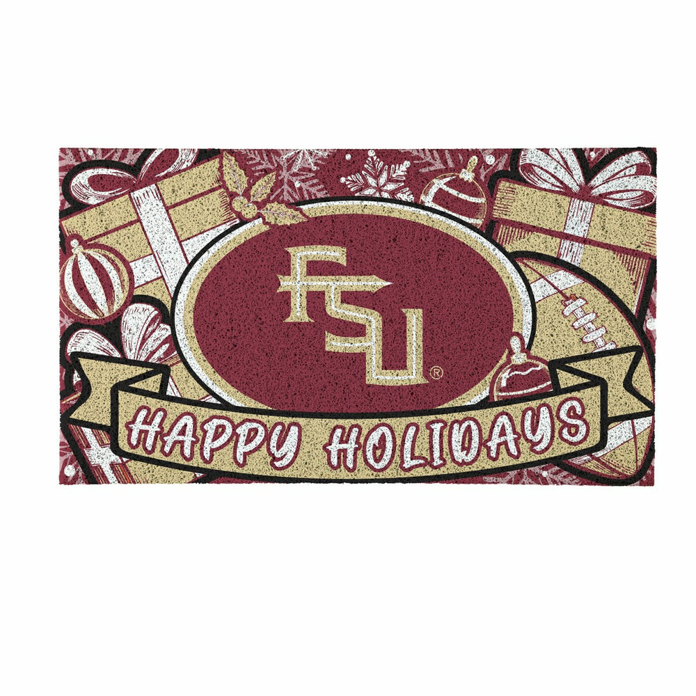 Florida State University Holiday PVC Mat, 28"x16"