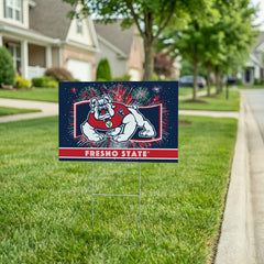Fresno State Yard Sign, Patriotic
