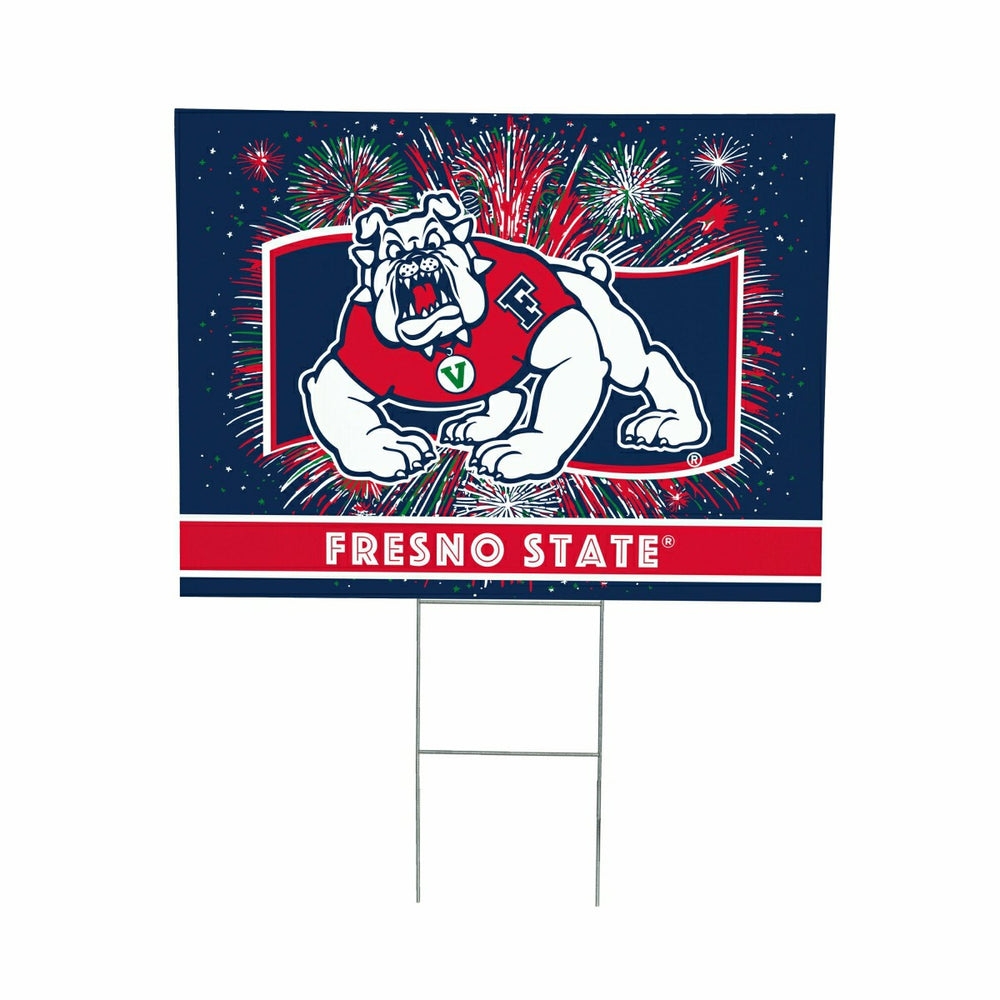 Fresno State Yard Sign, Patriotic
