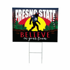 Fresno State Yard Sign, Bigfoot