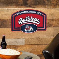Fresno State USA Embossed Steel Wall Sign, 11" x 17"