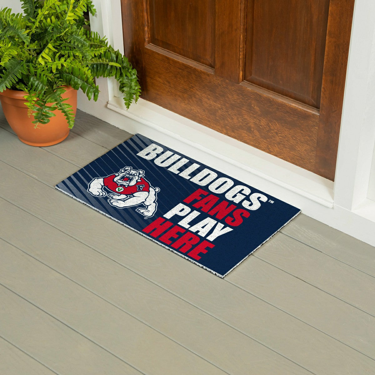 Fresno State Fan Mat, 28"x16"