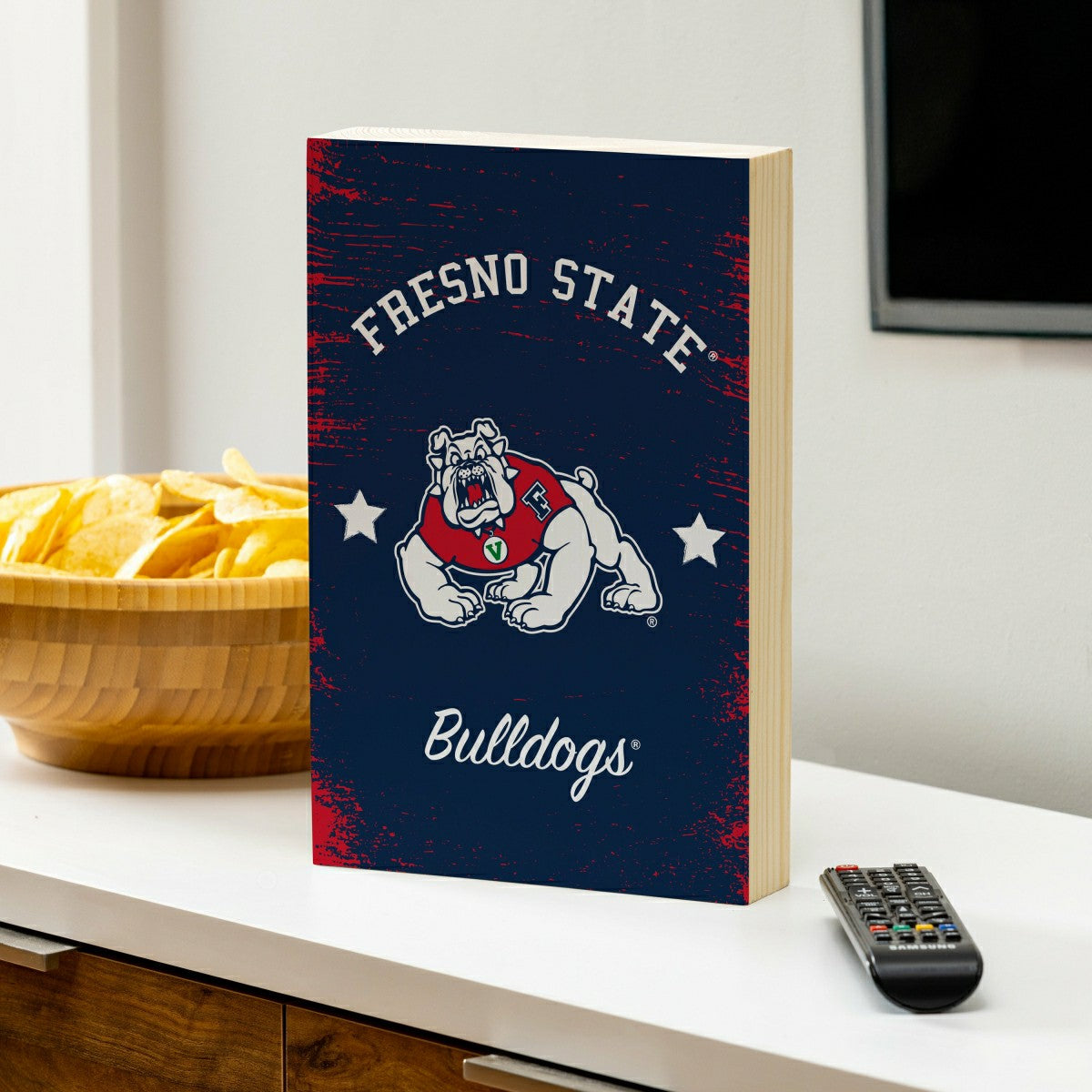 Fresno State Wood Wall Sign, 16x24