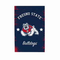 Fresno State Wood Wall Sign, 16x24