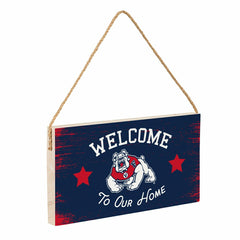 Fresno State Wood Wall Sign, 6x11