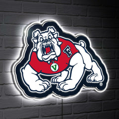 LED Wall Decor, Glazelite, College Mascot, Fresno State