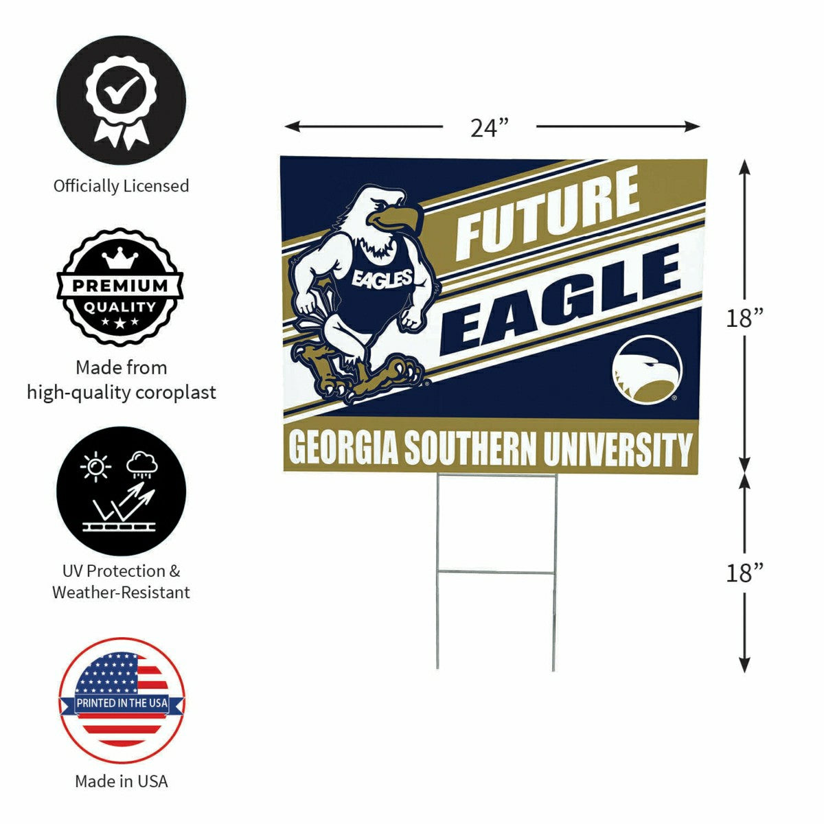 Georgia Southern University Coroplast Yard Sign, Future Student