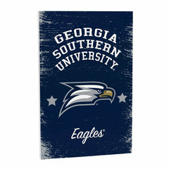 Georgia Southern University Wood Wall Sign, 16x24
