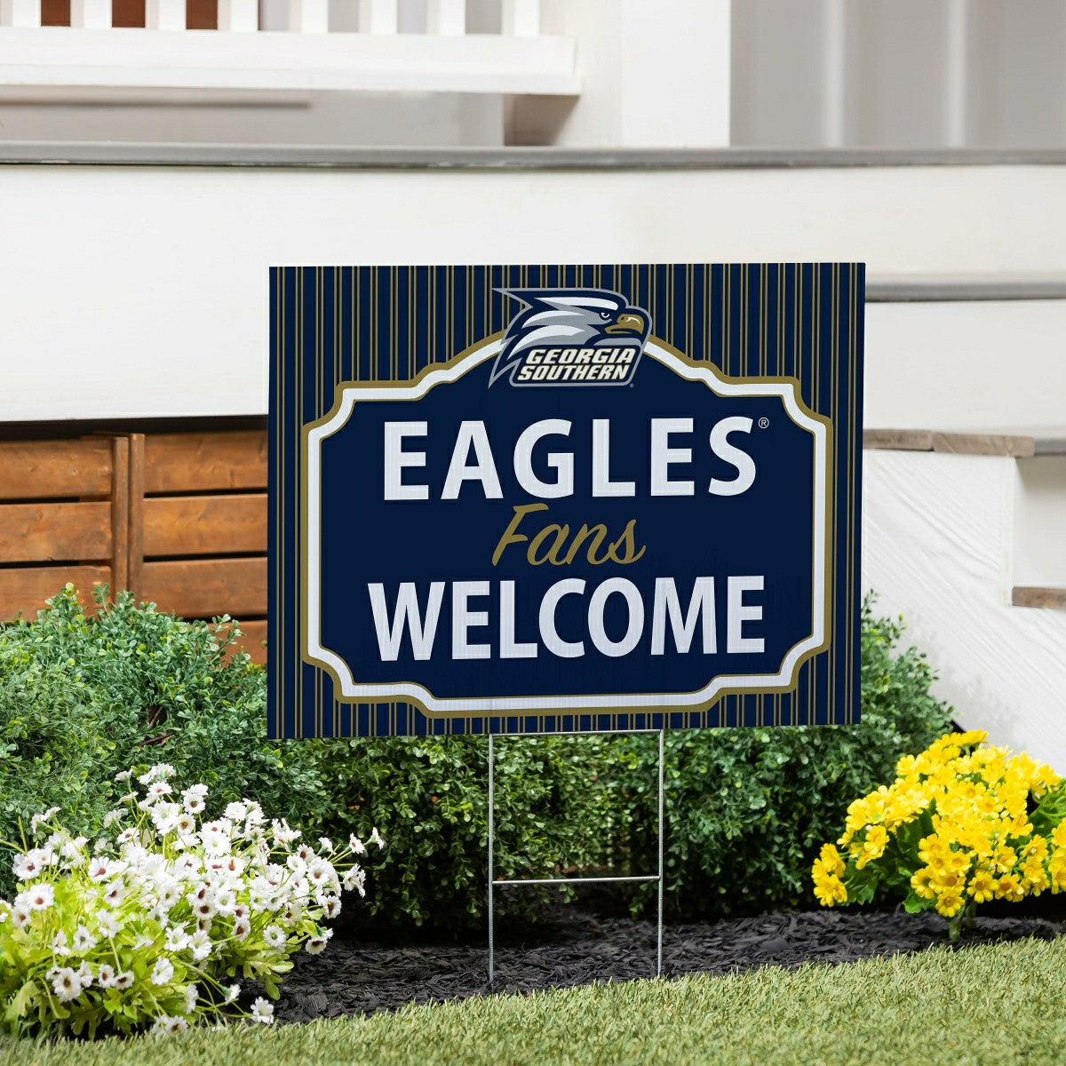 Georgia Southern University Coroplast Yard Sign, "Fans Welcome"