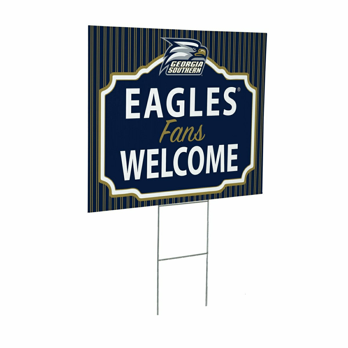 Georgia Southern University Coroplast Yard Sign, "Fans Welcome"