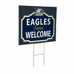 Georgia Southern University Coroplast Yard Sign, "Fans Welcome"