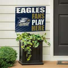 Georgia Southern University Coroplast Yard Sign "Fans Play Here"