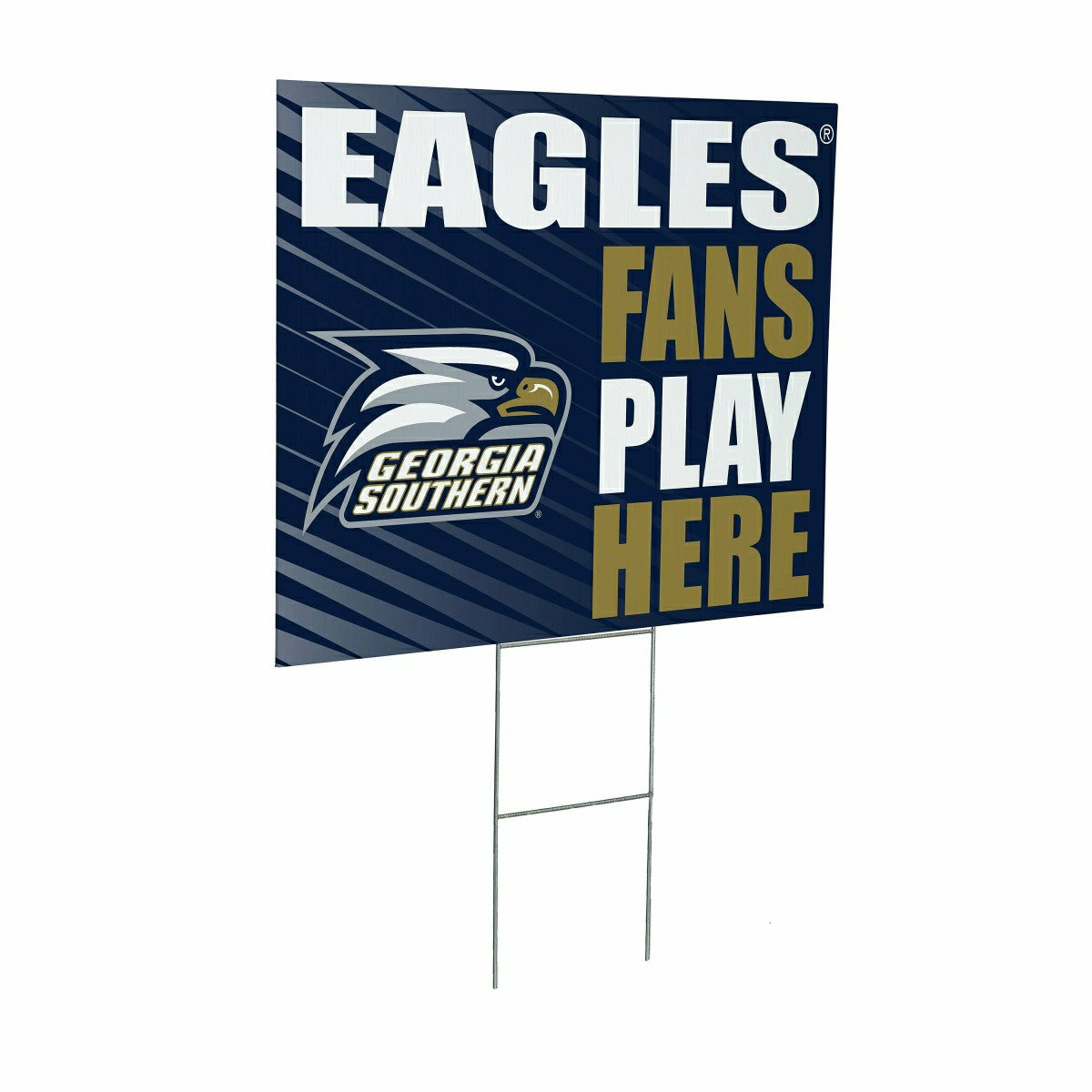 Georgia Southern University Coroplast Yard Sign "Fans Play Here"