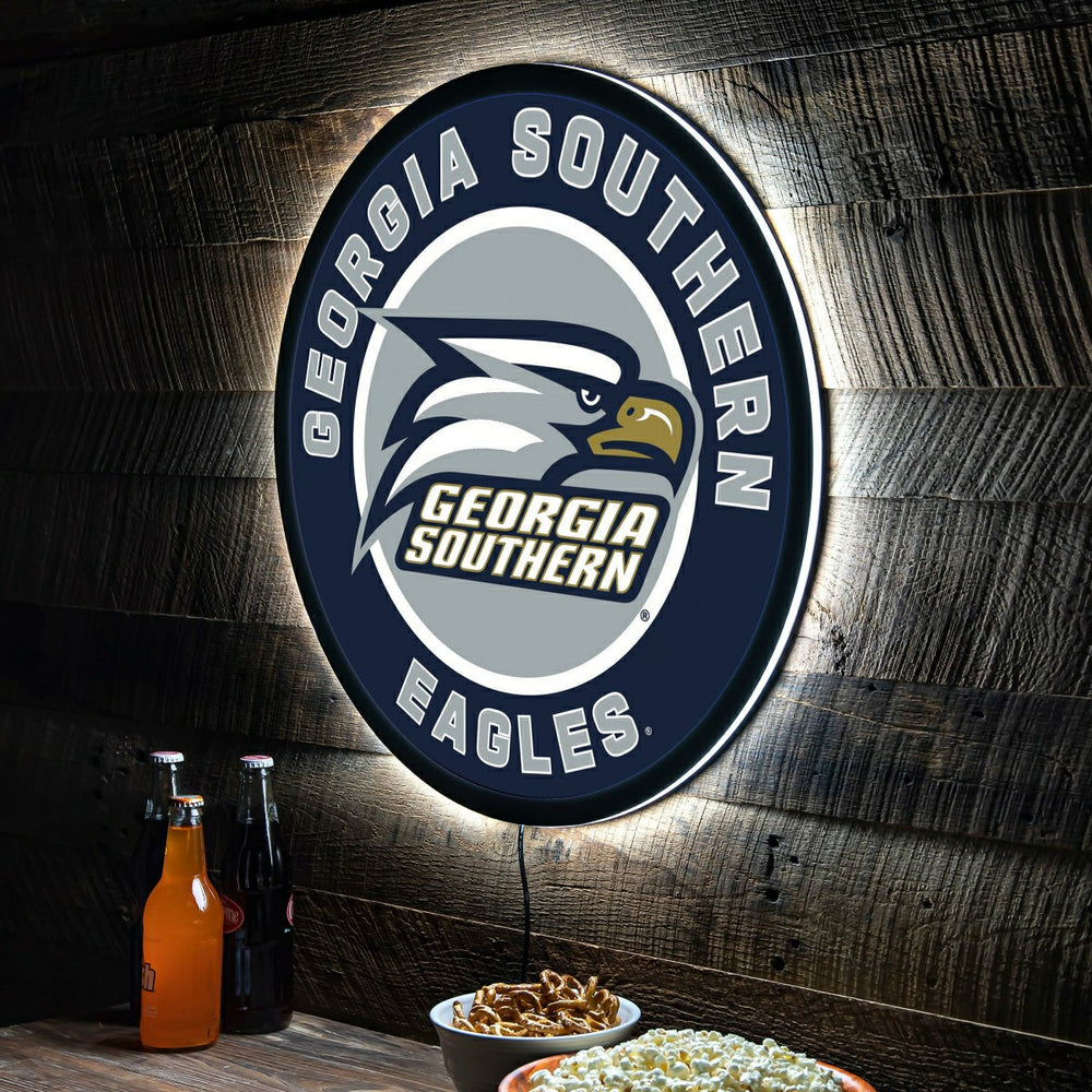 LED Wall Decor, Round, Georgia Southern University
