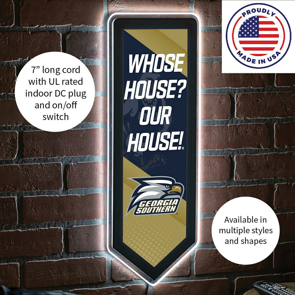 LED Wall Decor, Pennant, Georgia Southern University