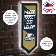 LED Wall Decor, Pennant, Georgia Southern University