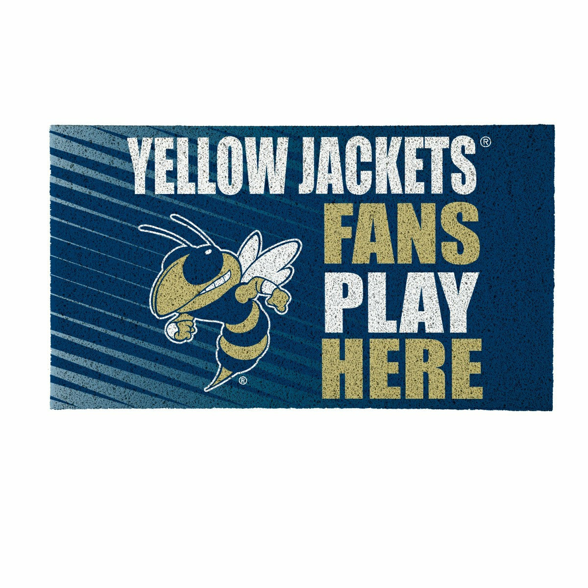 Georgia Tech Fan Mat, 28"x16"