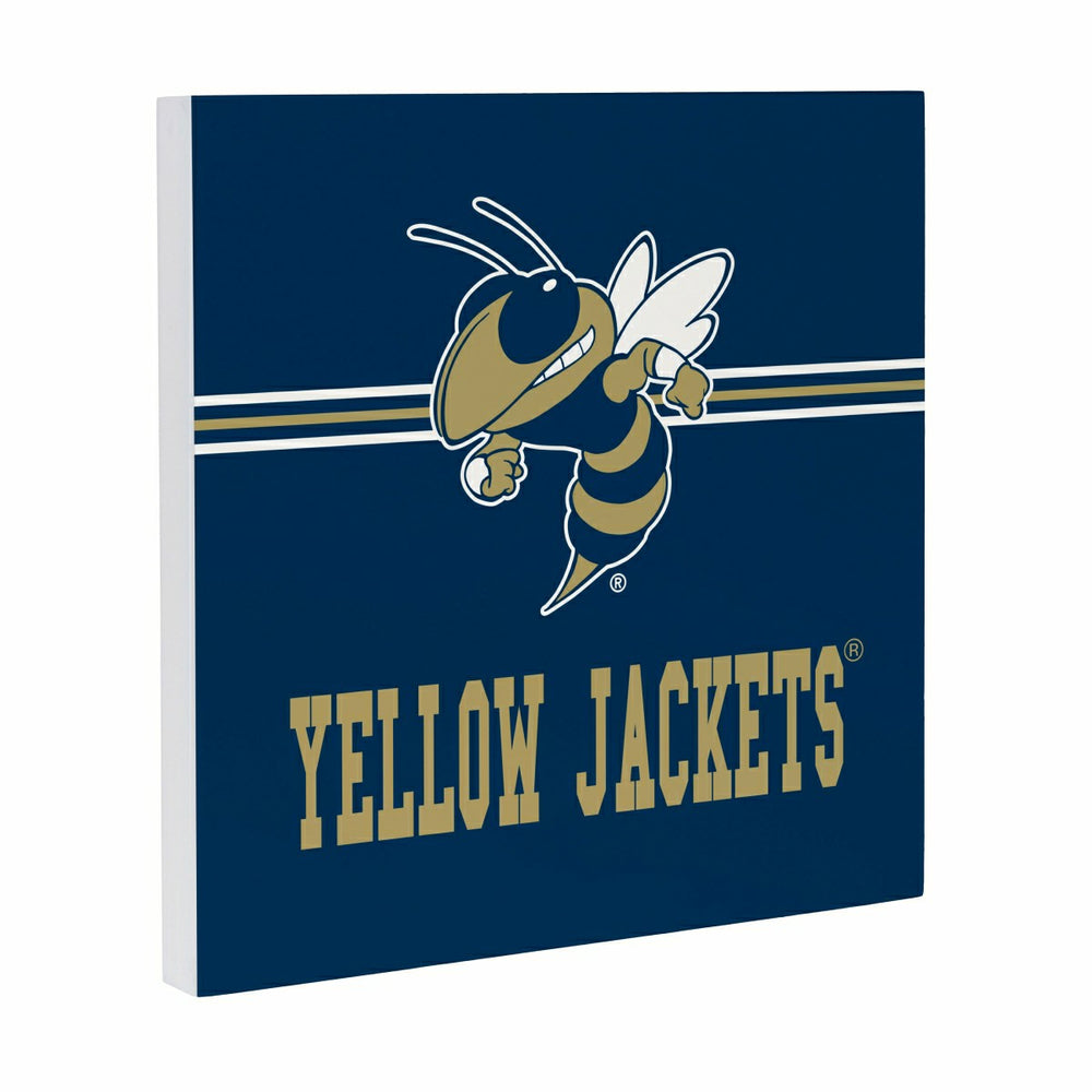 Georgia Tech Wood Wall Sign, 12x12
