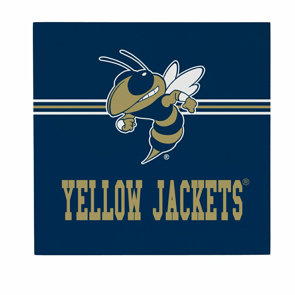 Georgia Tech Wood Wall Sign, 12x12