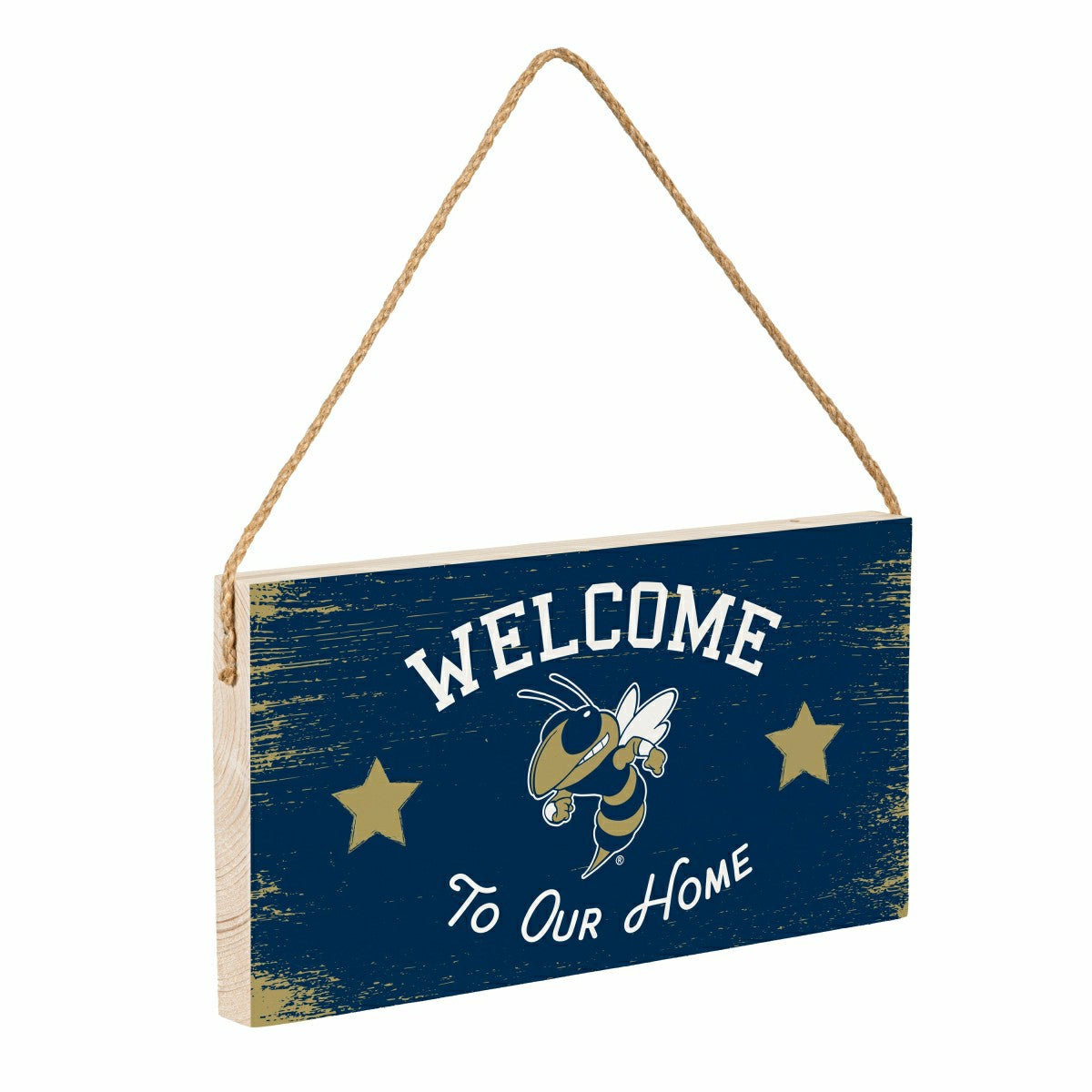 Georgia Tech Wood Wall Sign, 6x11