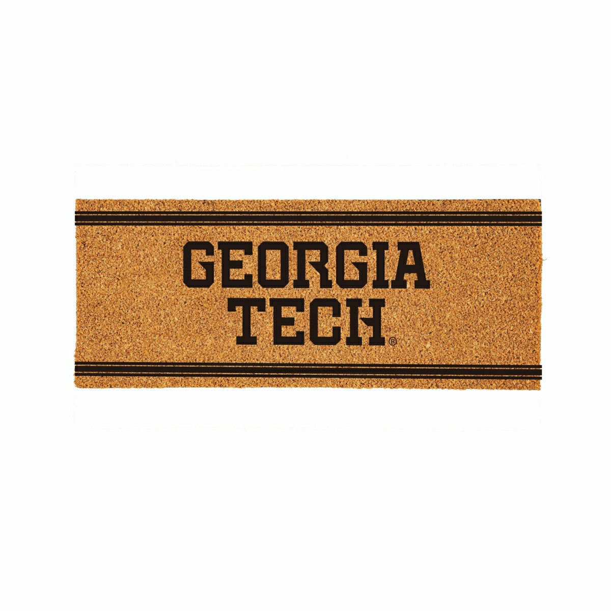 Georgia Tech Extra Large One Color Coir Mat, 60"x24"