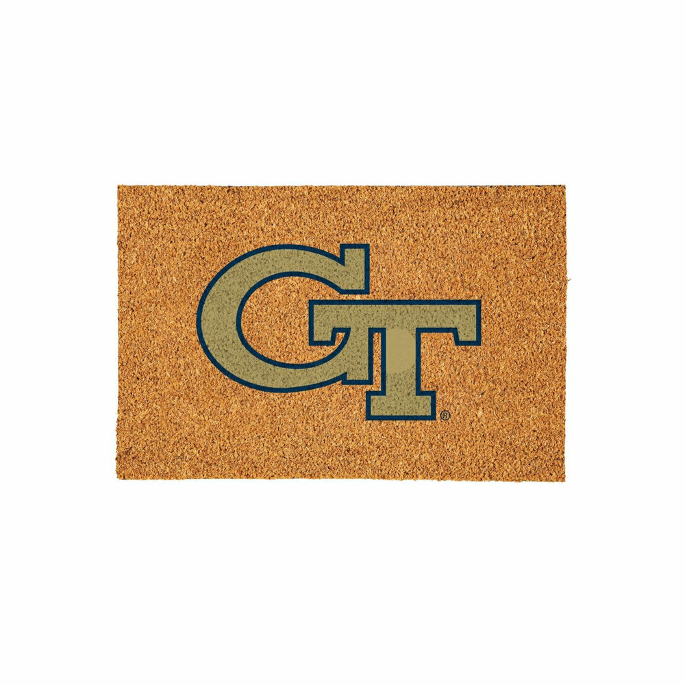 Georgia Tech Large Full Color Coir Mat, 36"x24"