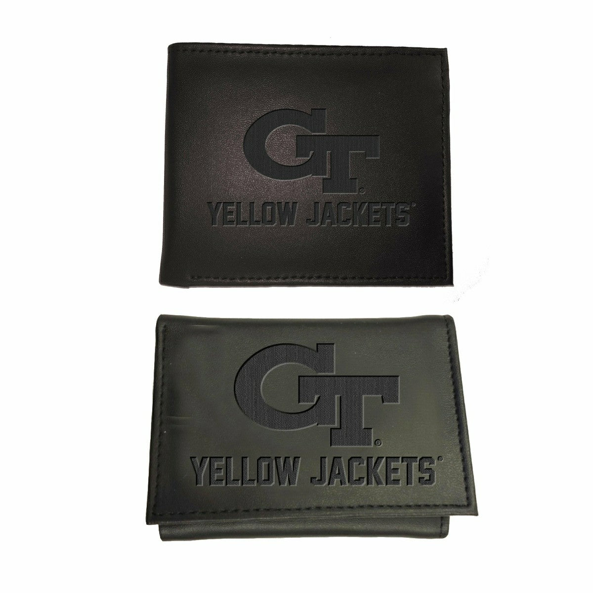 Georgia Tech, Bi-Fold and Tri-Fold Wallet Gift Set, Black