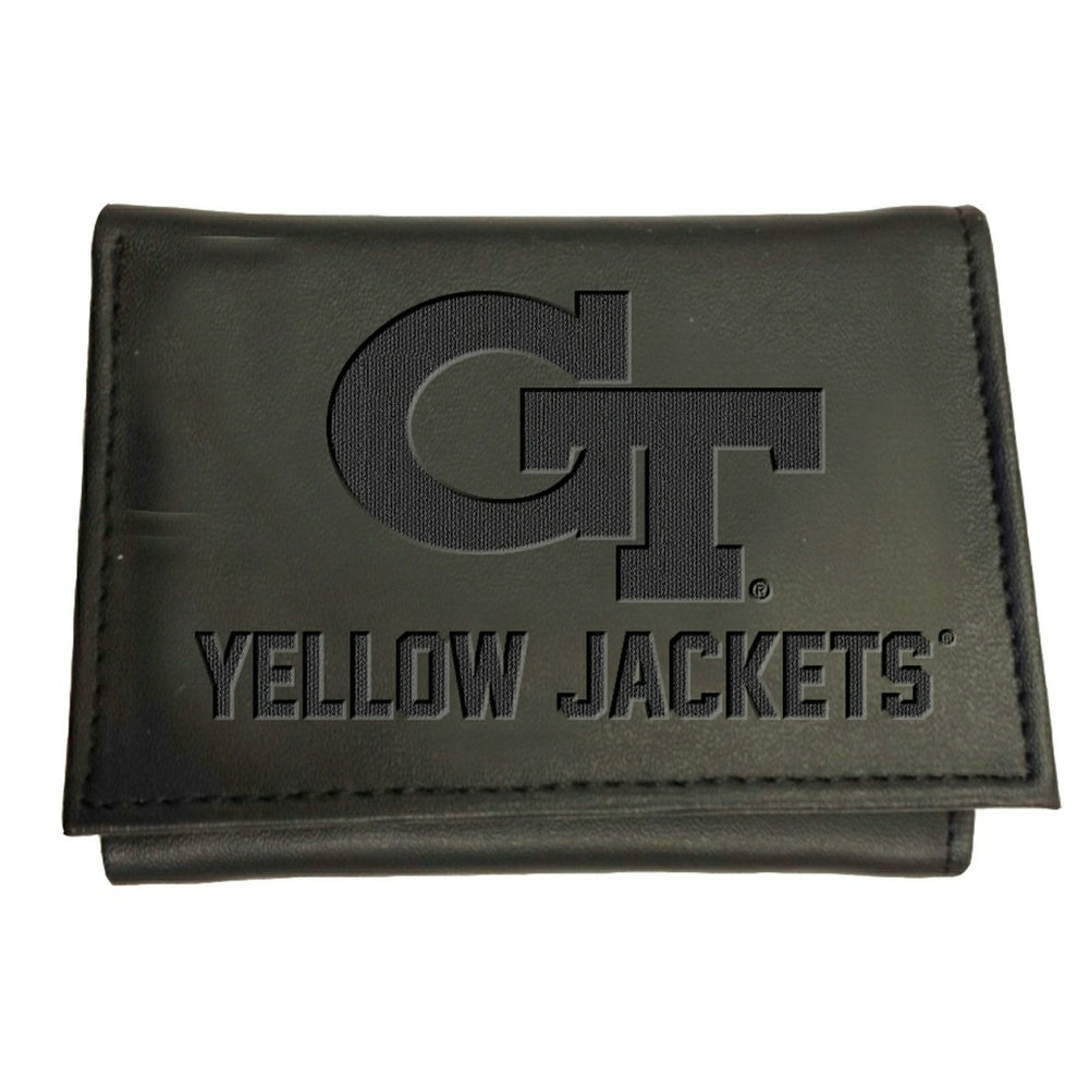Georgia Tech, Tri-Fold Wallet, Black