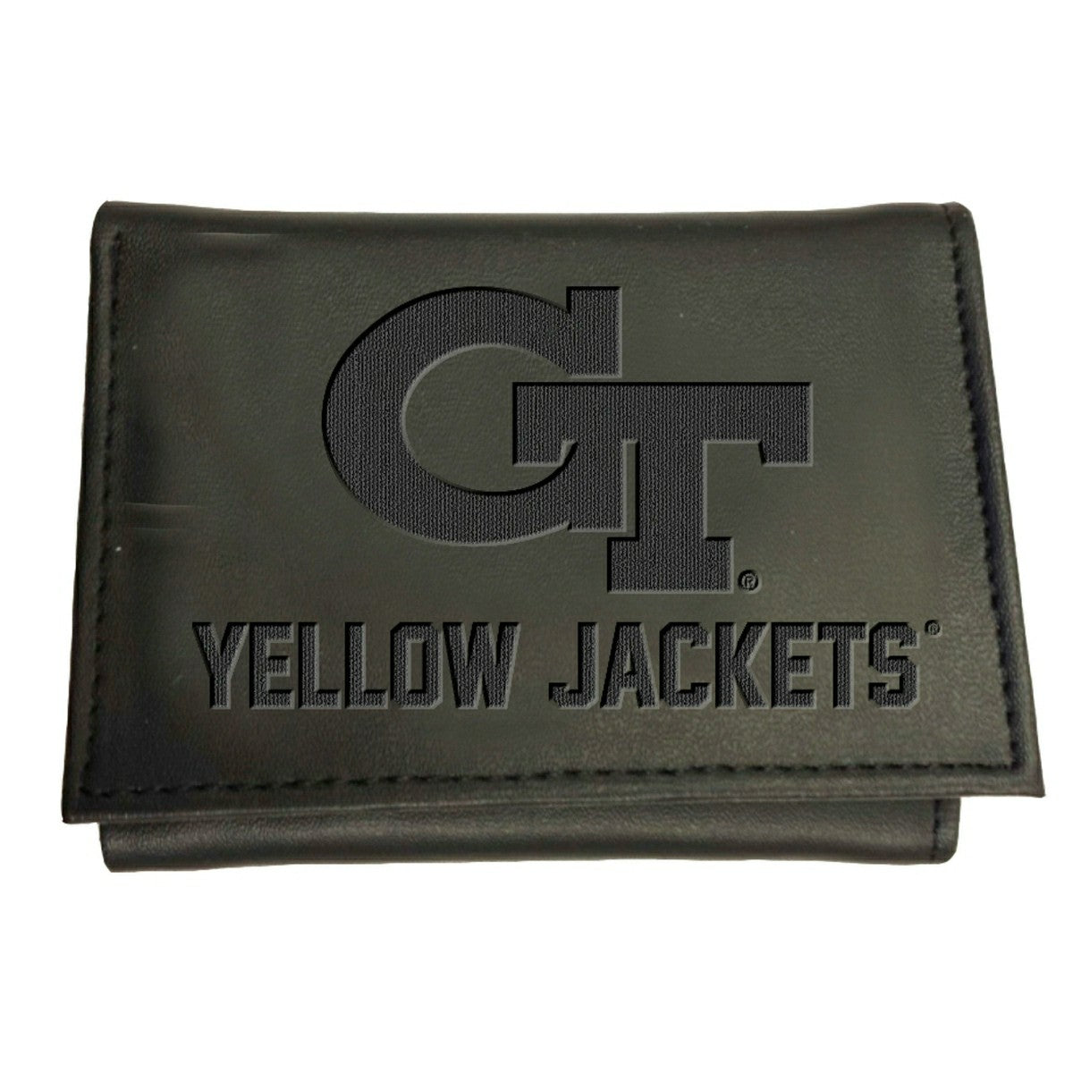 Georgia Tech, Tri-Fold Wallet, Black