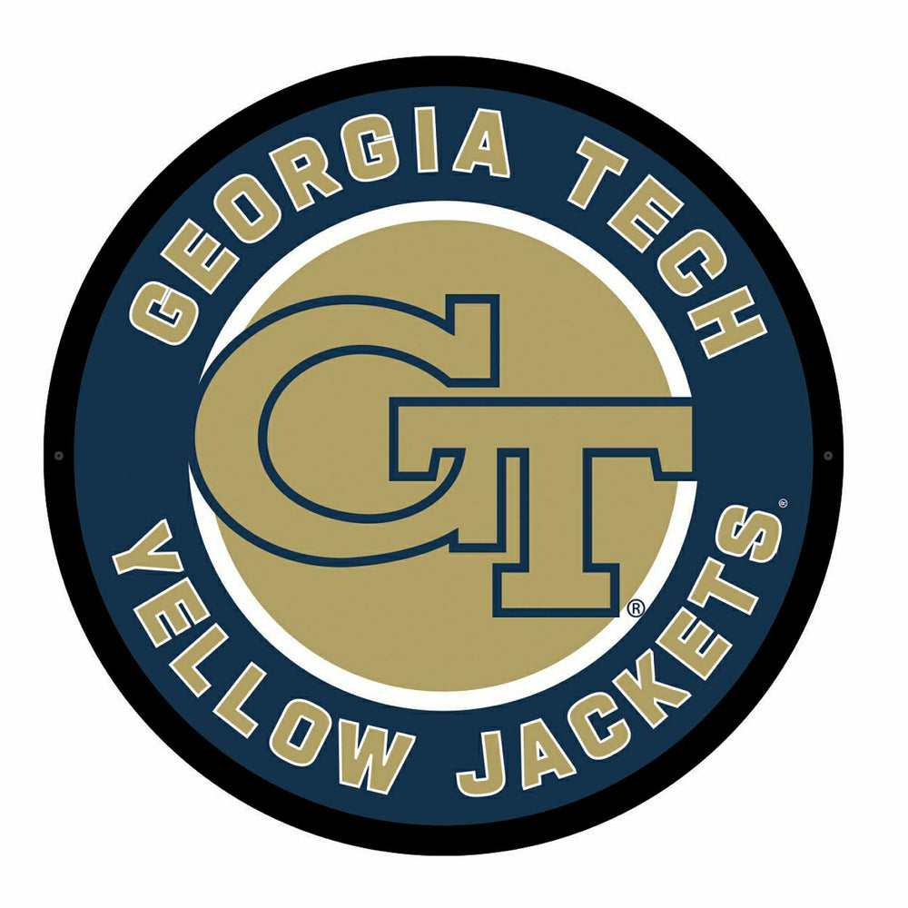 LED Wall Decor, Round, Georgia Tech