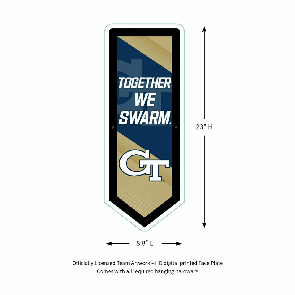 LED Wall Decor, Pennant, Georgia Tech