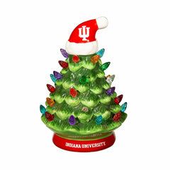 8" LED Ceramic Christmas Tree, Indiana University