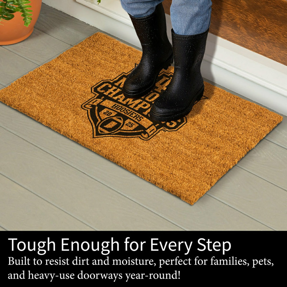 Indiana University, Div 1 Champs, Coir Mat, One Color