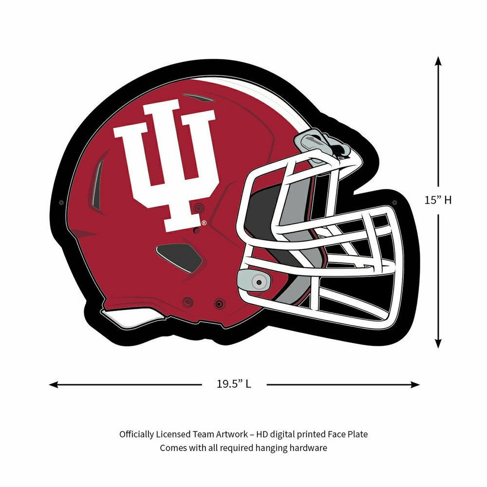 LED Wall Decor, College Football Helmet, Indiana University