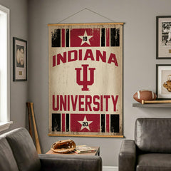 Indiana University, Canvas Wall Tapestry, Large, 54x36