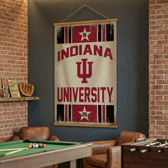 Indiana University, Canvas Wall Tapestry, Large, 54x36