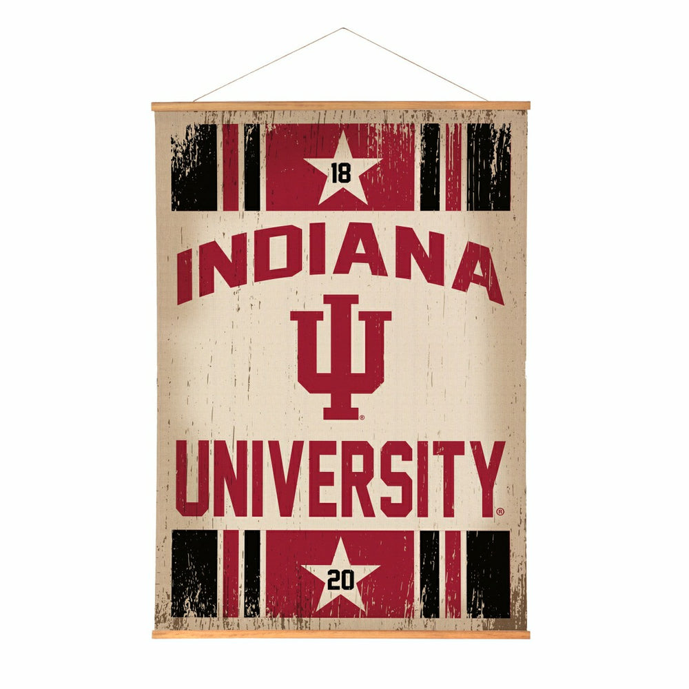 Indiana University, Canvas Wall Tapestry, Large, 54x36
