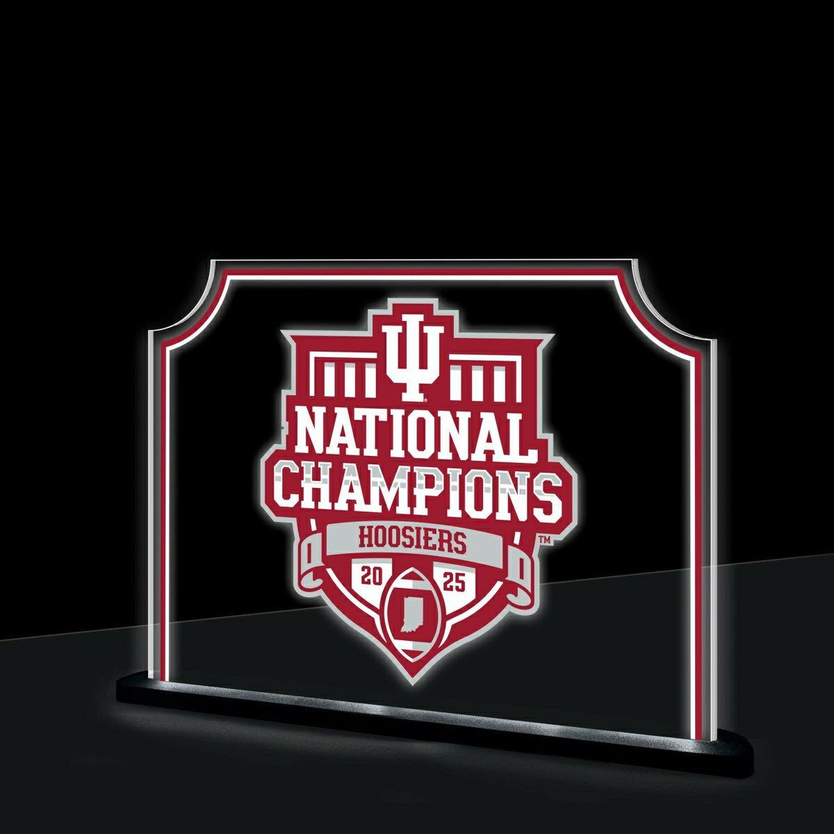 Indiana University, Div 1 Champs, Rectangle Desklite LED Décor