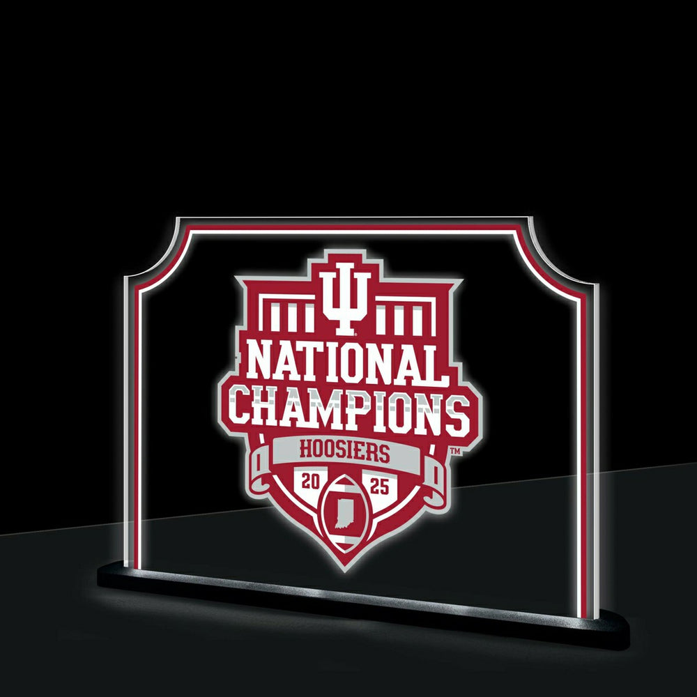 Indiana University, Div 1 Champs, Rectangle Desklite LED Décor