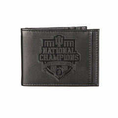 Indiana University, Div 1 Champs, Front Pocket Wallet, Black