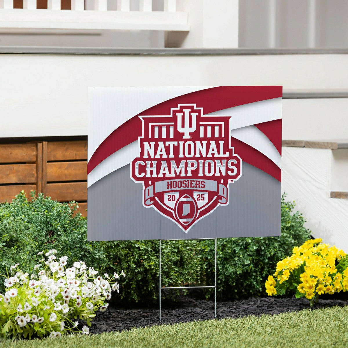 Indiana University, Div 1 Champs, Cororplast Yard Sign