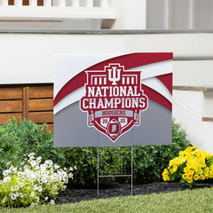 Indiana University, Div 1 Champs, Cororplast Yard Sign