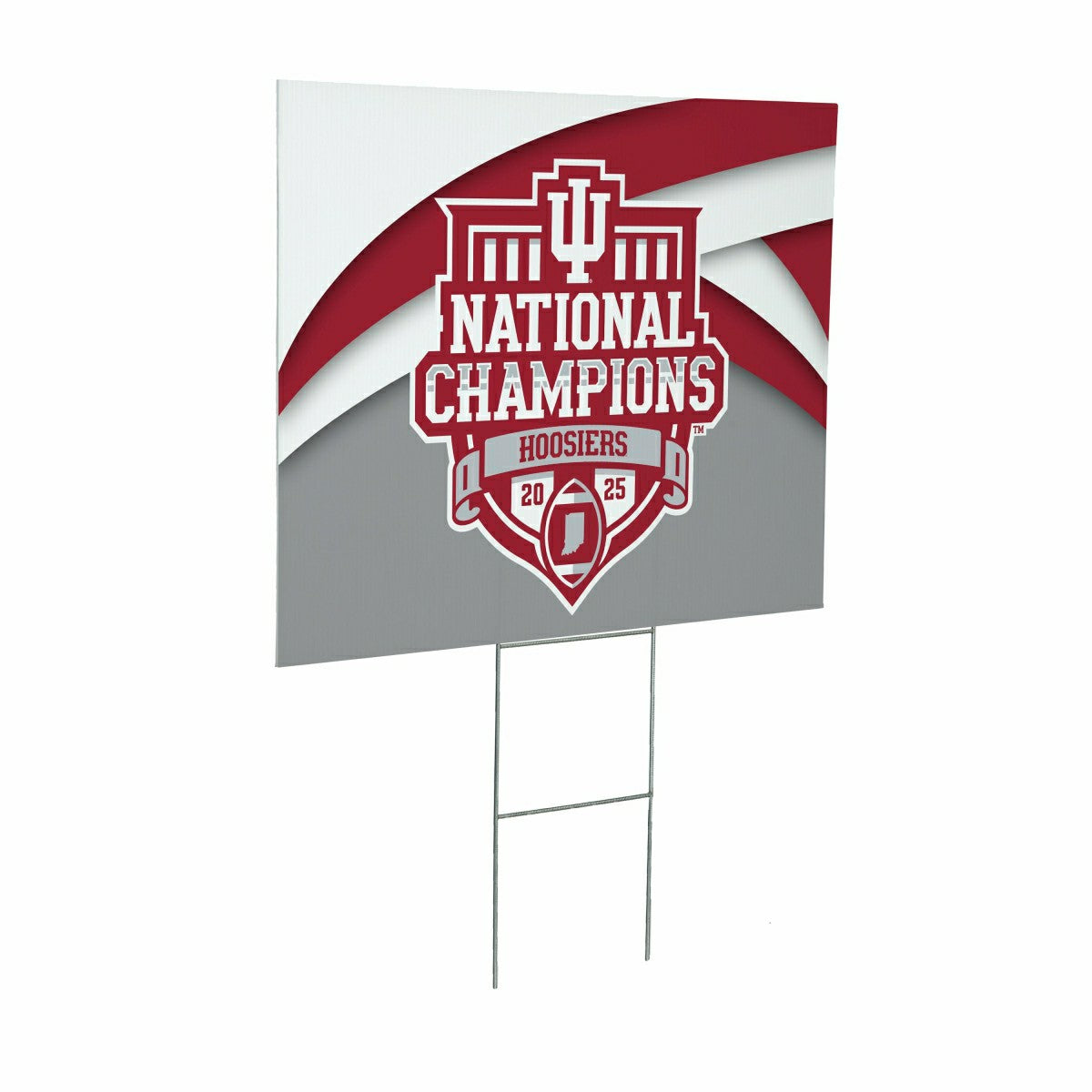 Indiana University, Div 1 Champs, Cororplast Yard Sign