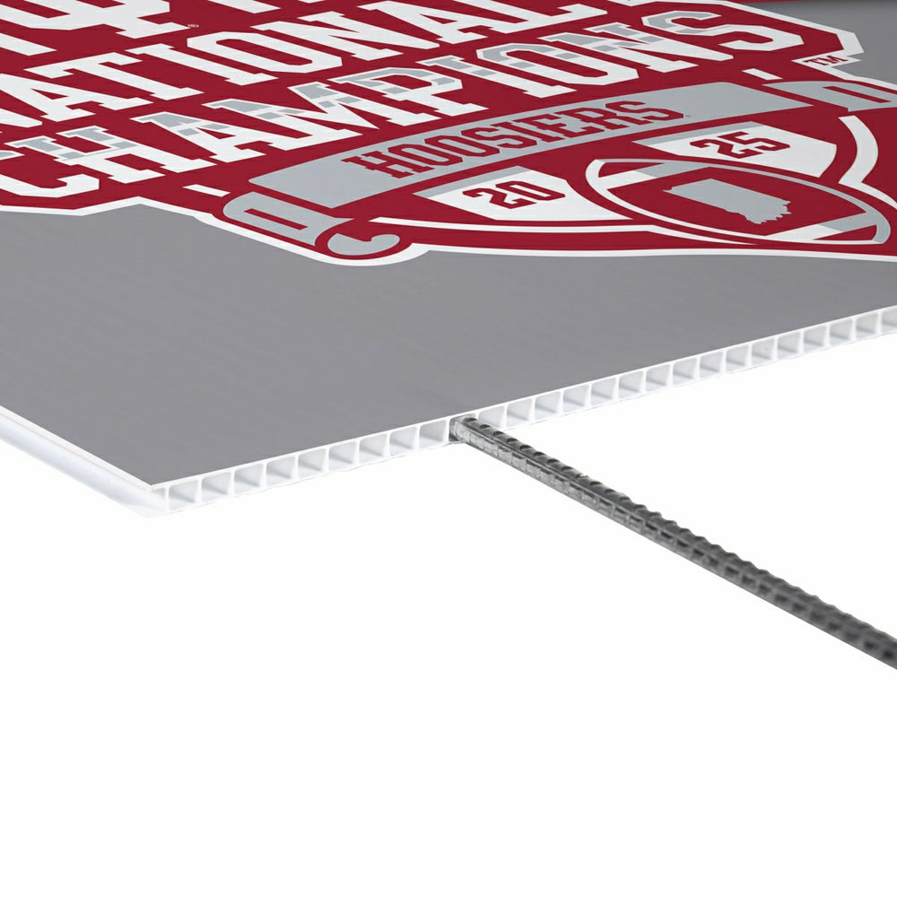 Indiana University, Div 1 Champs, Cororplast Yard Sign