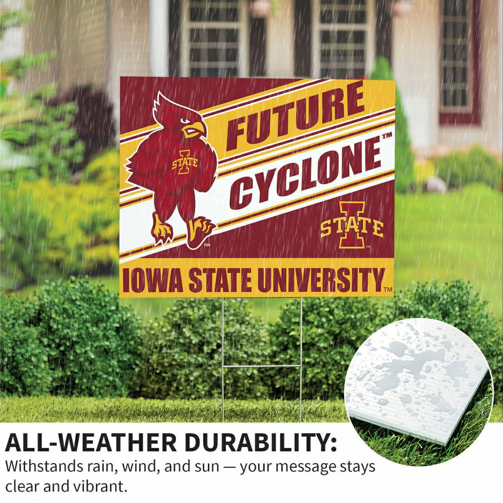Iowa State University Coroplast Yard Sign, Future Student