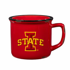 Iowa State University Ceramic Camp Cup with Enamel Finish, 14oz