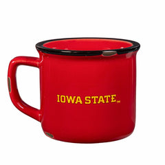 Iowa State University Ceramic Camp Cup with Enamel Finish, 14oz