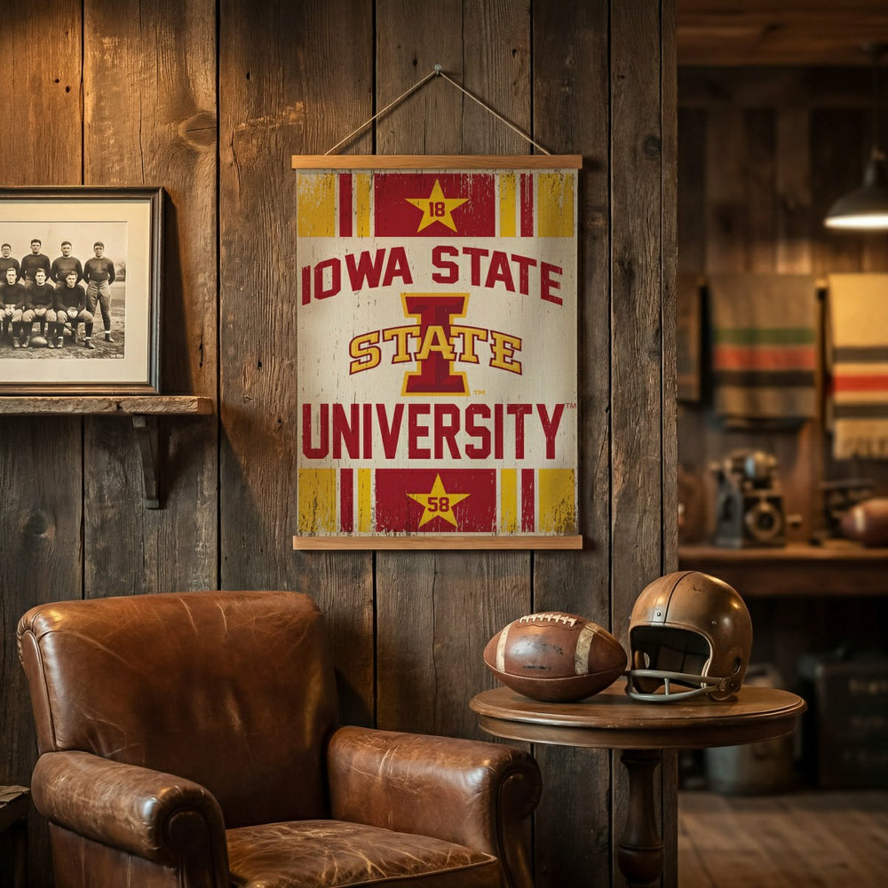 Iowa State University, Canvas Wall Tapestry, Medium, 36x24