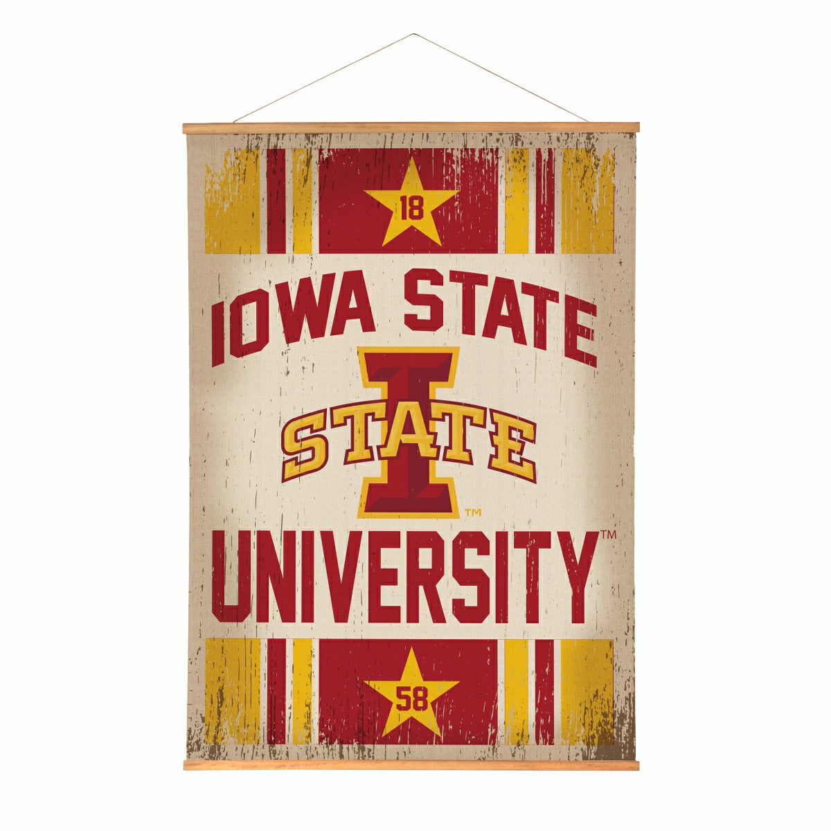 Iowa State University, Canvas Wall Tapestry, Large, 54x36