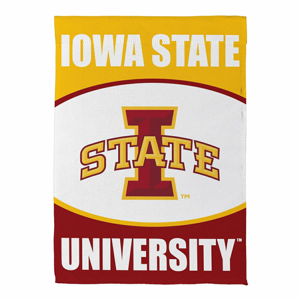 Iowa State University Suede Garden Flag